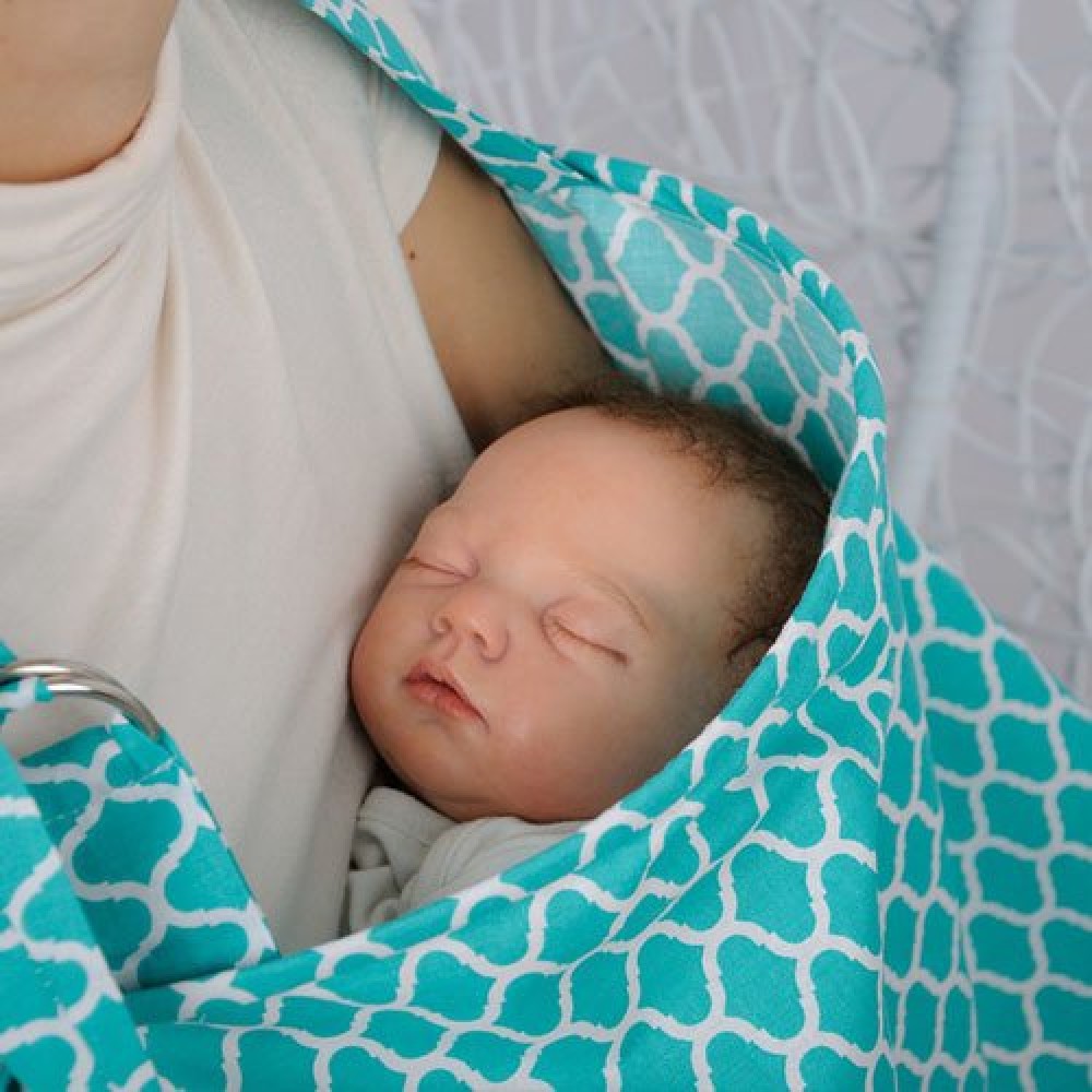 Накидка для кормления MagBaby Зеленая бирюза