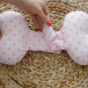 Подушка для новорожденных MagBaby Butterfly розовые звезды