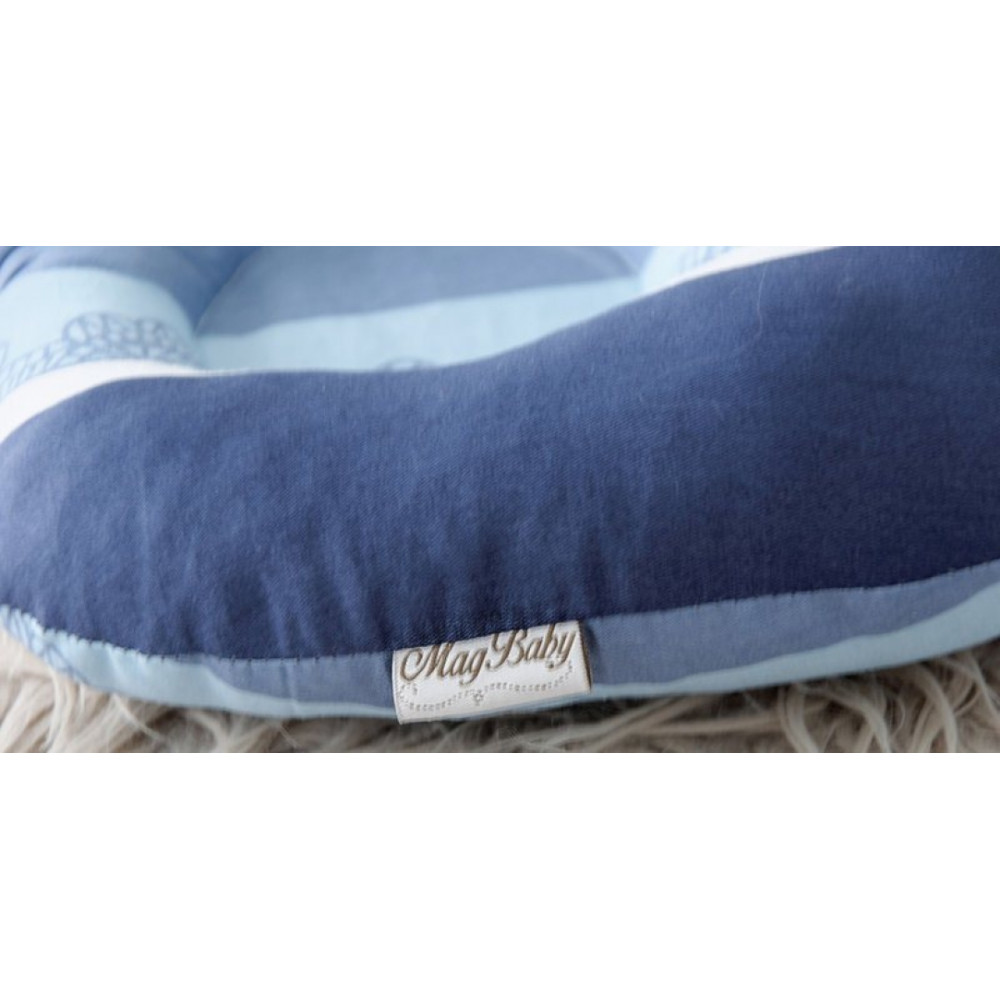 Подушка для новорожденных MagBaby Индиго