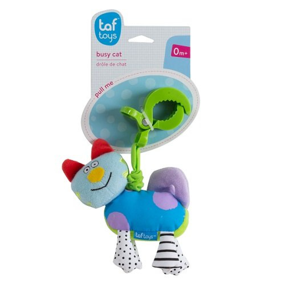 Игрушка-подвеска на прищепке Дрожащий Котик (Taf Toys 11745)