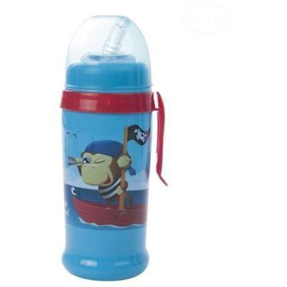 Бідончик Canpol babies із силіконовою трубочкою turquoise 350 мл (56/510)