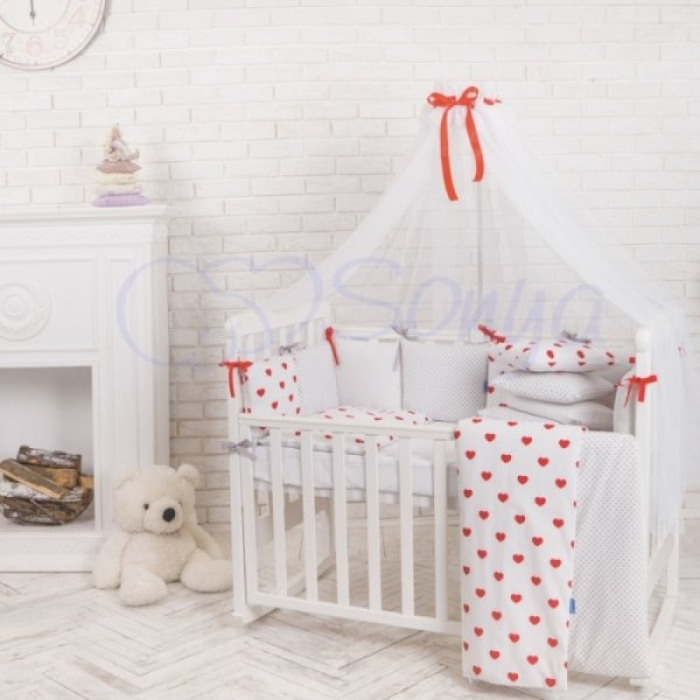 Комплект Маленькая Соня Baby Design сердца 7 предметов