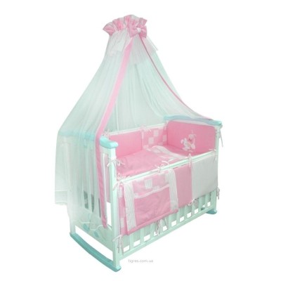 Постільний комплект Тигрес Маленькі друзі рожевий (КТ-0072)