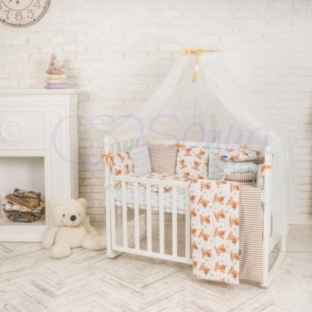 Комплект Маленькая Соня Baby Design мишки 7 предметов