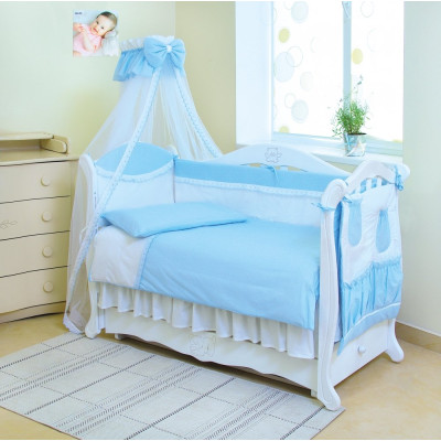 Постільний комплект Twins Magic Sleep М-001 блакитний Постільний комплект Twins Magic Sleep М-001 блакитний