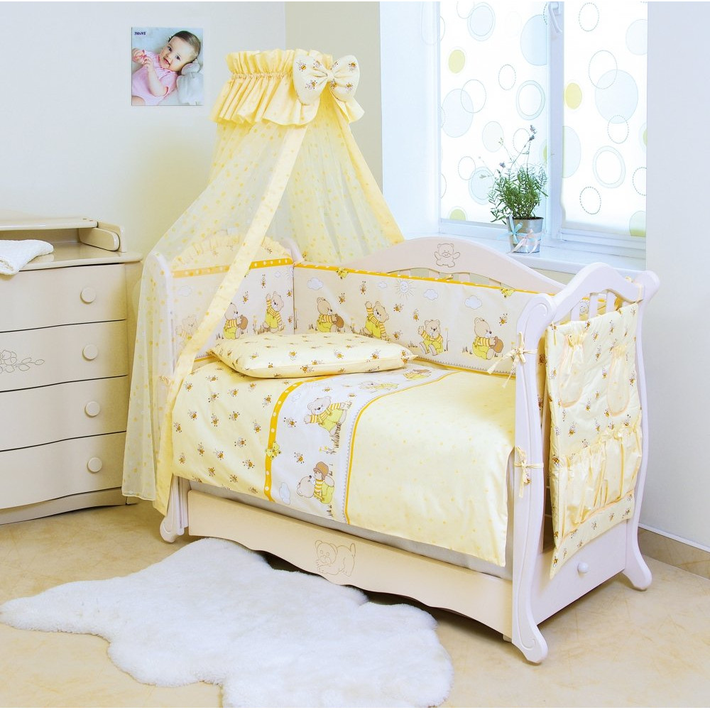 Постельный комплект Twins Comfort С-010 Медуны желтый