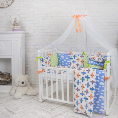 Комплект Маленькая Соня Baby Design самолеты 7 предметов