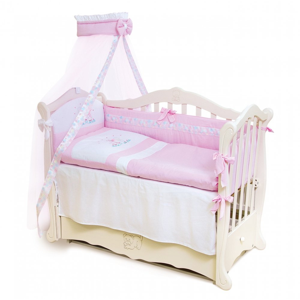 Постільний комплект Twins Evolution А-024 Kids рожевий 7 предметів