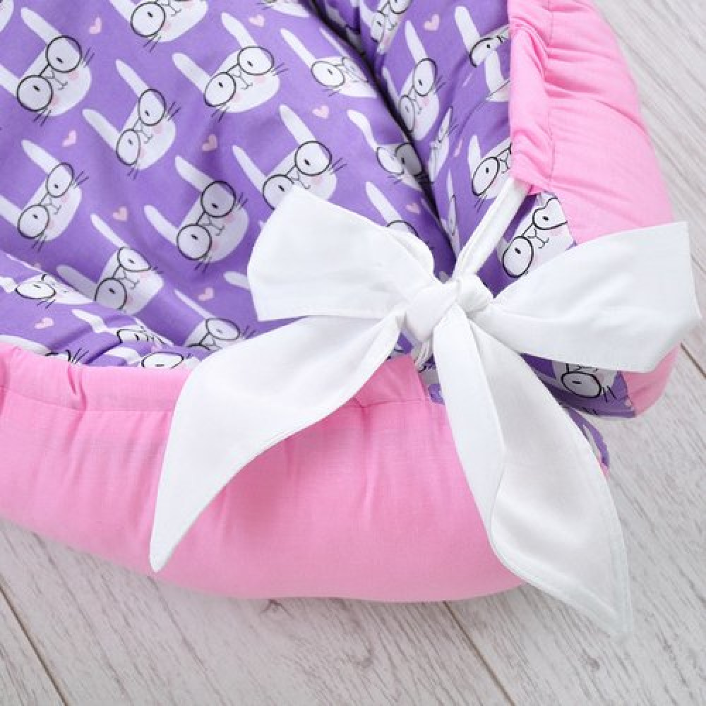 Позиционер для малыша MagBaby Babynest Funny rabbits