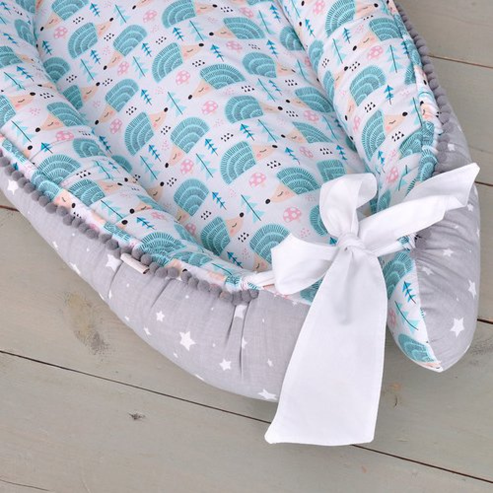 Позиционер для малыша MagBaby Babynest Ежик в тумане