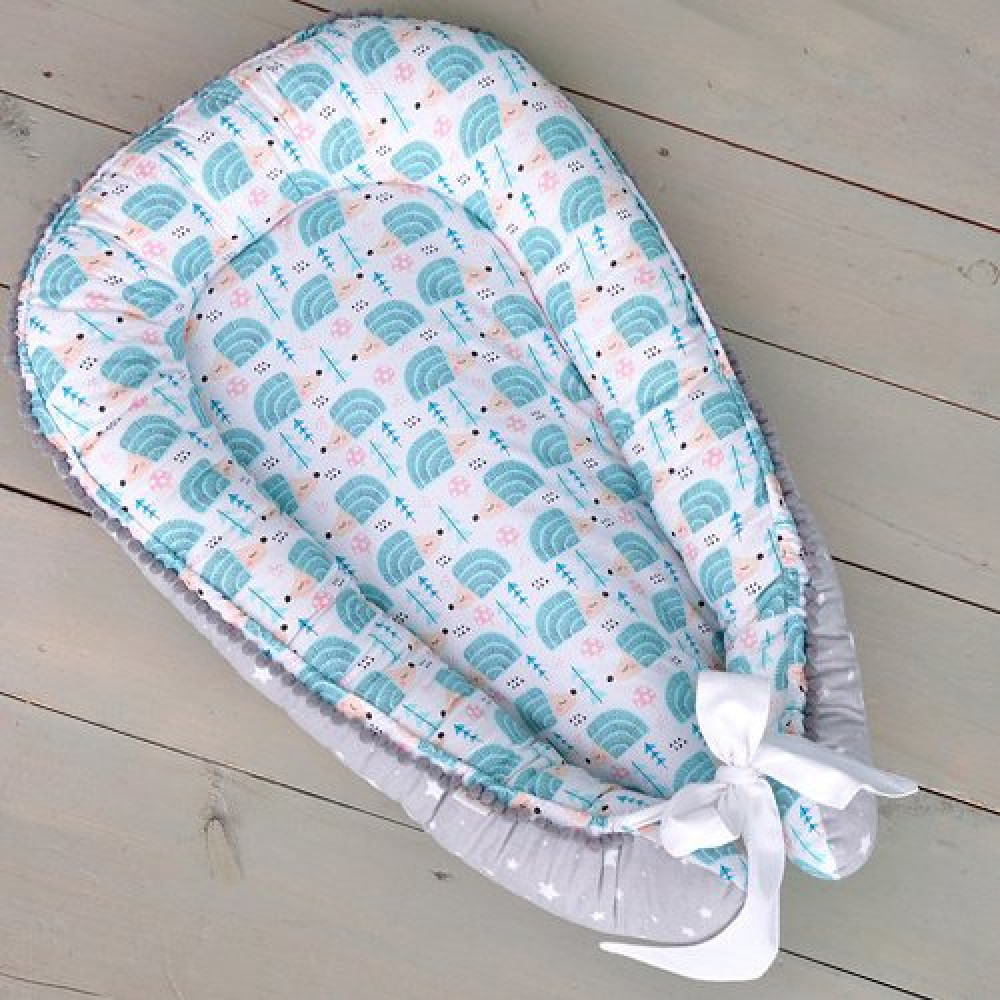 Позиционер для малыша MagBaby Babynest Ежик в тумане