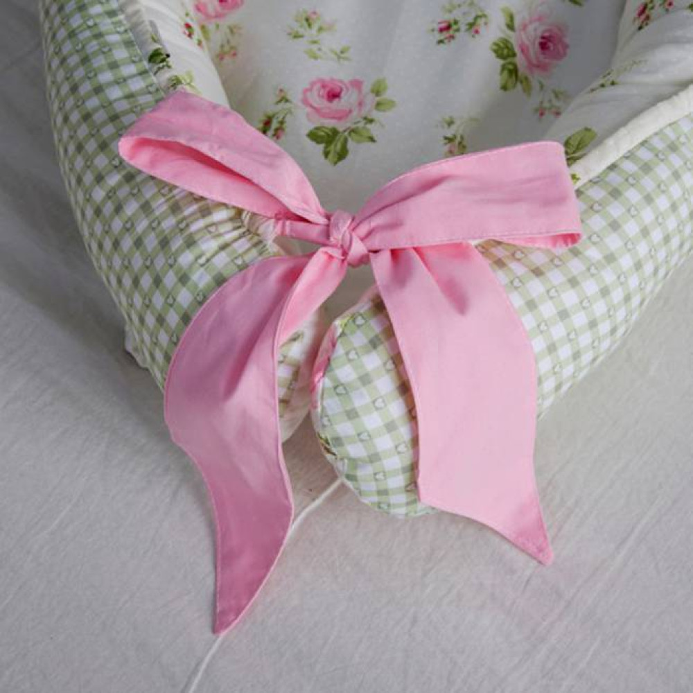 Позиционер для малыша MagBaby Babynest Чайная роза