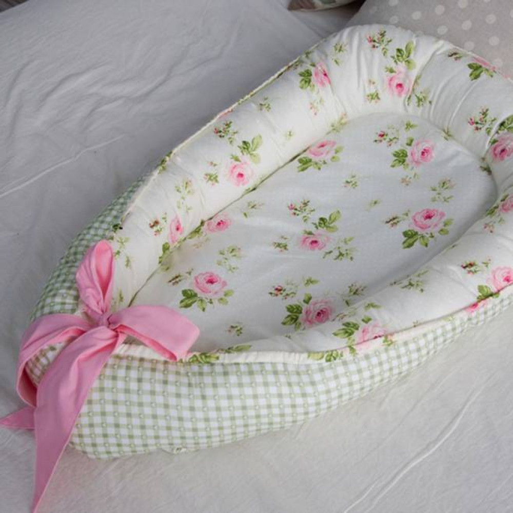 Позиционер для малыша MagBaby Babynest Чайная роза