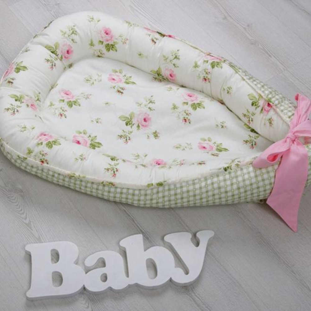 Позиционер для малыша MagBaby Babynest Чайная роза