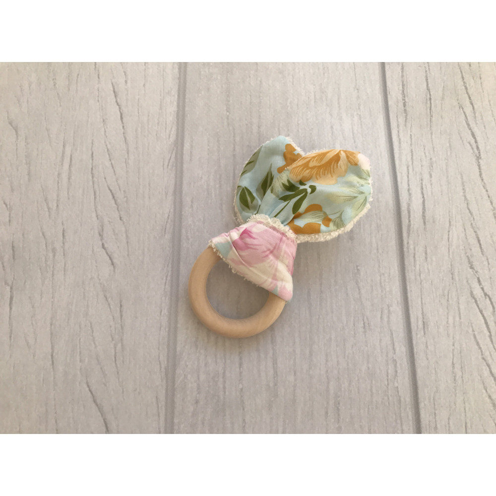 Прорезыватель MagBaby Double Ears Пионы
