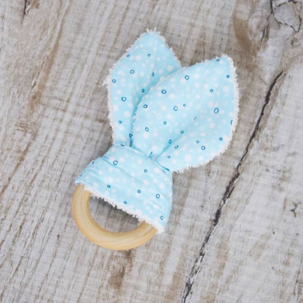 Прорізувач MagBaby Double Ears Блакитні бульбашки