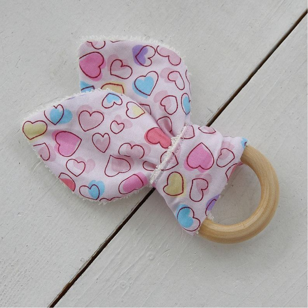 Прорезыватель MagBaby Double Ears Сердечки