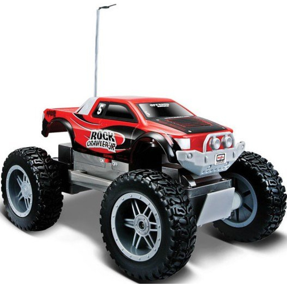 Машинка Maisto Rock Crawler Jr на РУ (красный 35137)