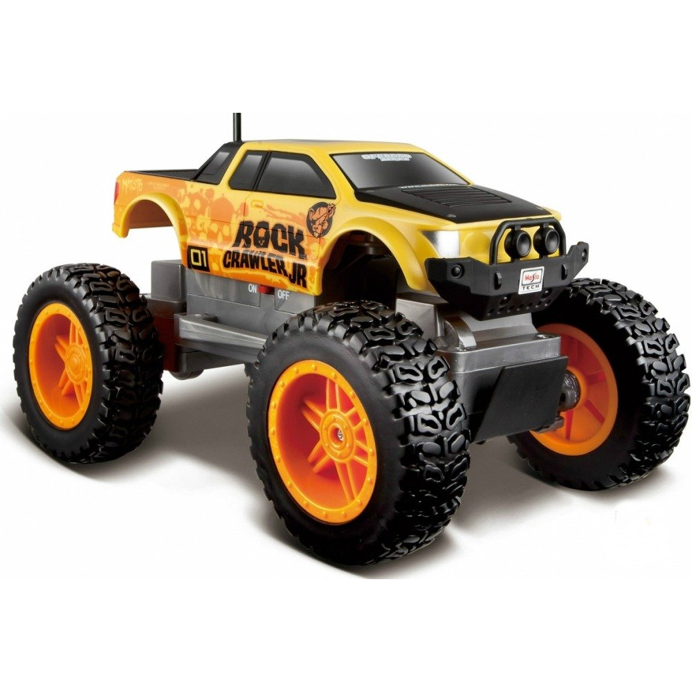 Машинка Maisto Rock Crawler Jr на РУ (желтый 29091)