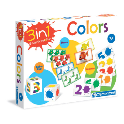 Игра 3 в 1 Clementoni цвета (Клементони 60314)
