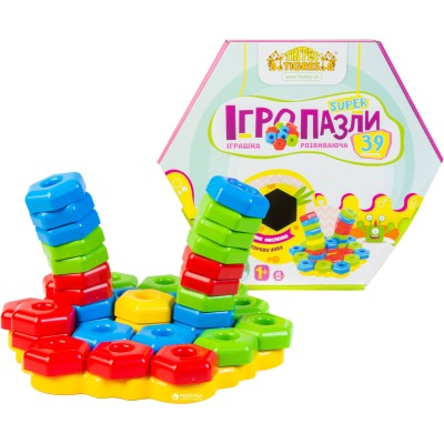 Игрушка Тигрес Игро пазлы SUPER 39 элементов (39315)