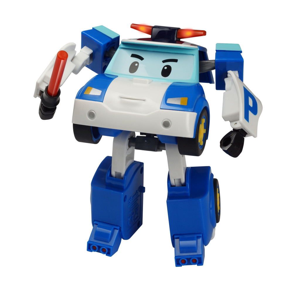 Трансформер Robocar Poli Поли с подсветкой 13 см (83094)