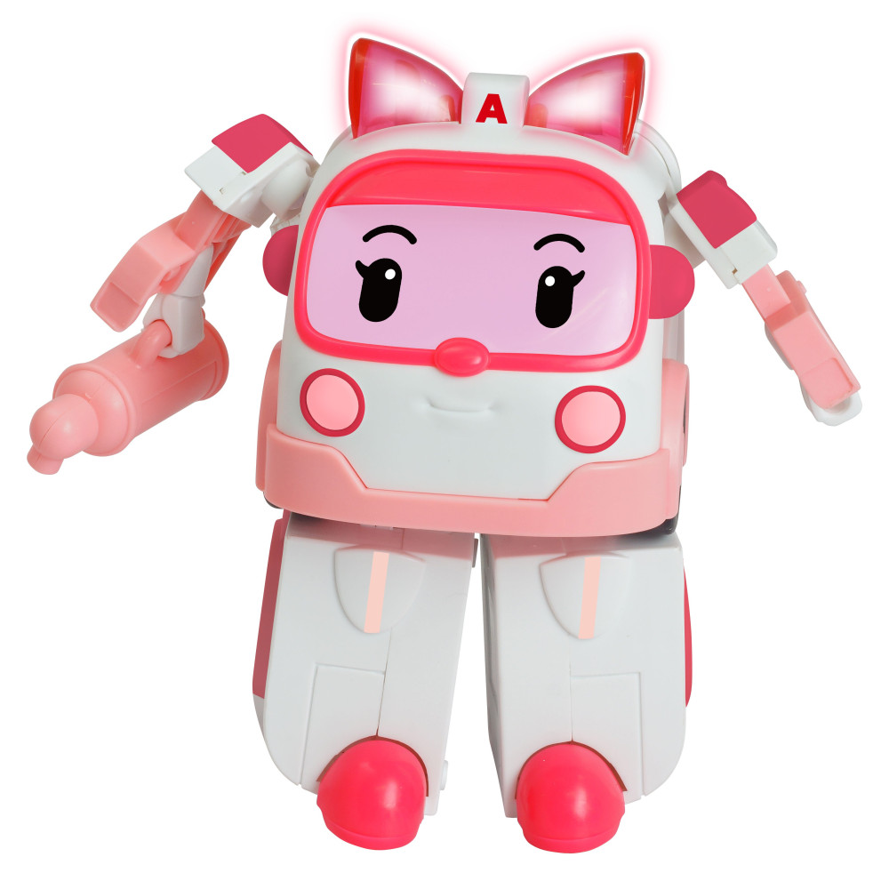 Эмбер Robocar Poli трансформер с подсветкой 13,5 см (83095)
