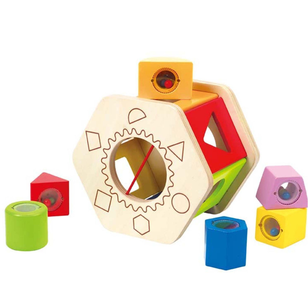 Сортер Hape с геометрическими фигурками (34812)