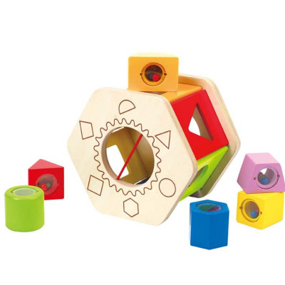 Сортер Hape с геометрическими фигурками (34812)