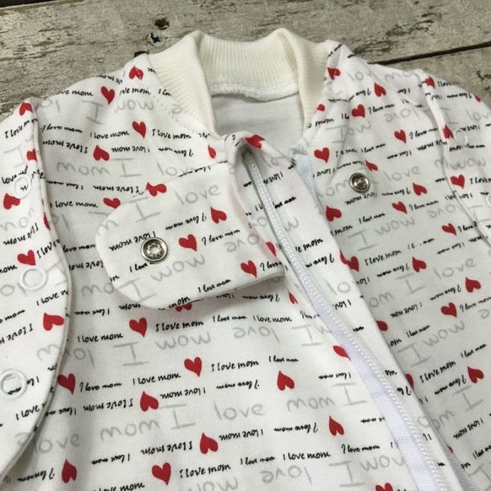 Спальник с возможностью пеленания MagBaby, С любовью 3-6 мес.