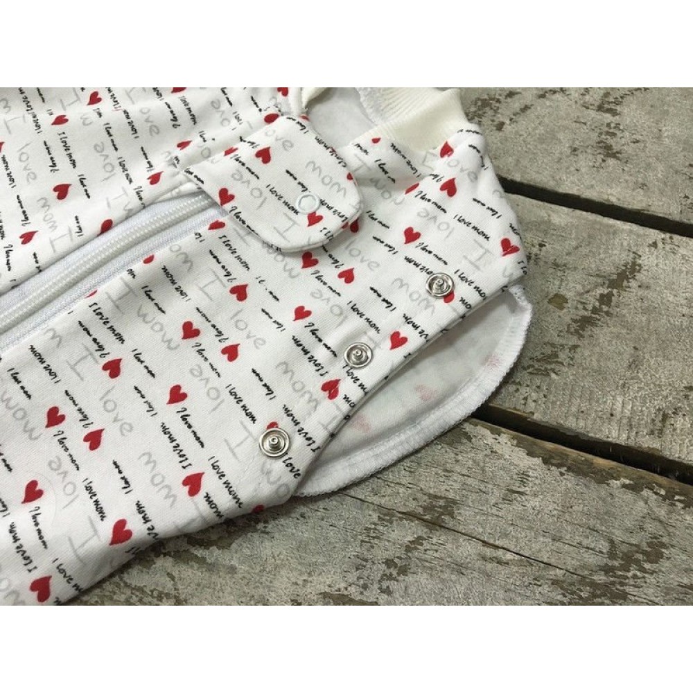 Спальник с возможностью пеленания MagBaby, С любовью 3-6 мес.