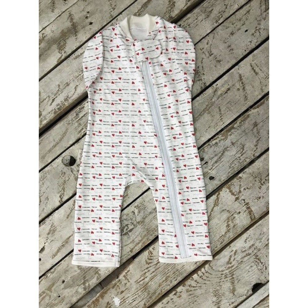 Спальник с возможностью пеленания MagBaby, С любовью 3-6 мес.