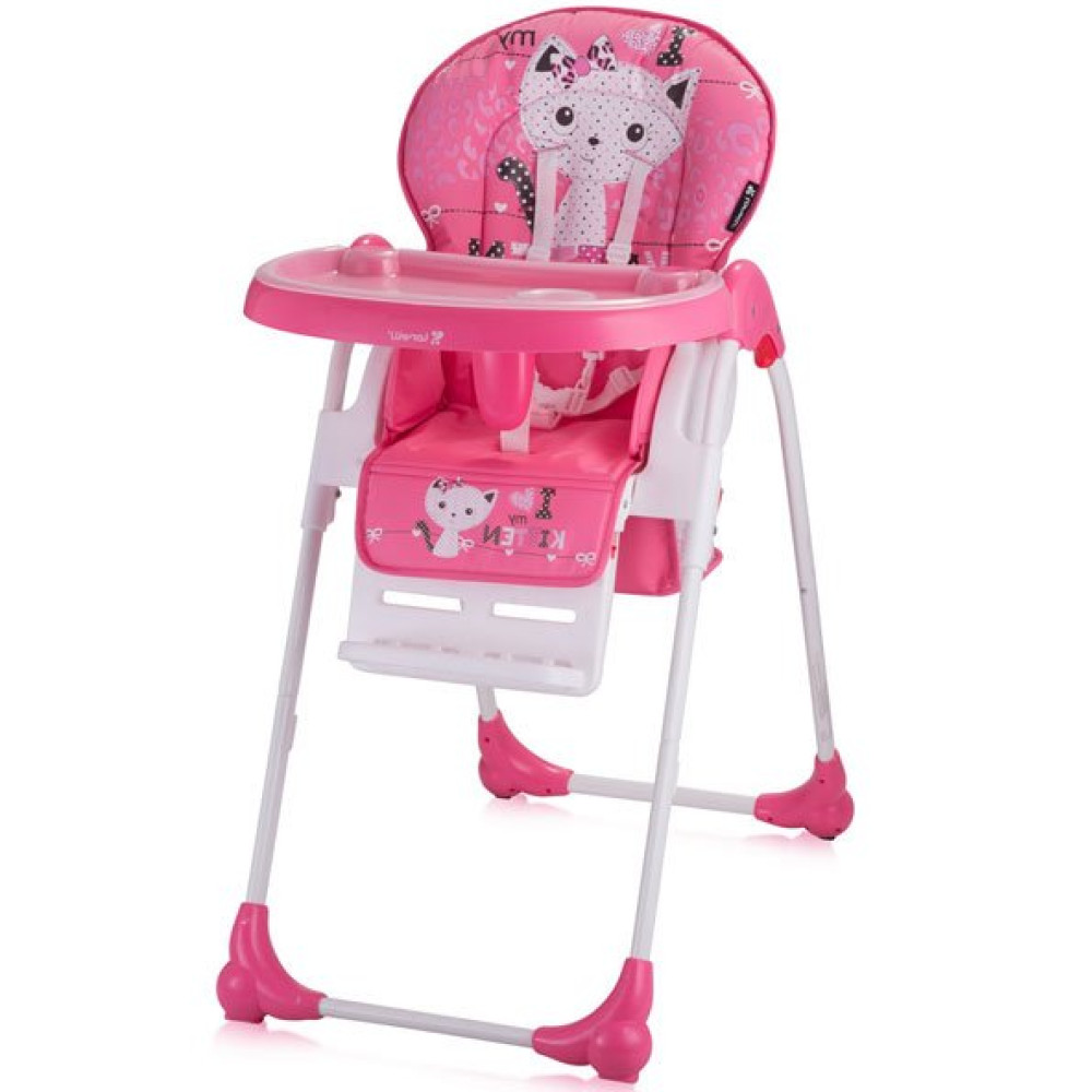 Стульчик для кормления Bertoni Oliver Pink Kitten