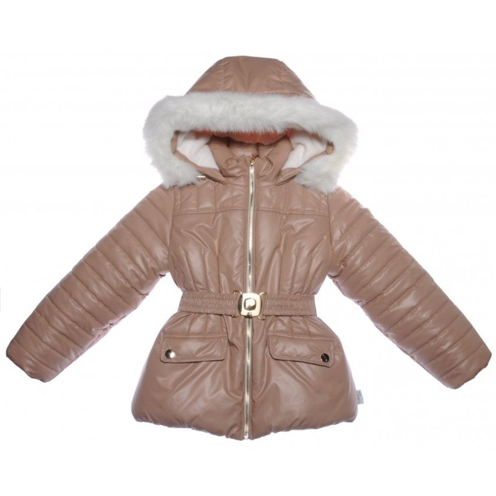 Зимова куртка для дівчаток Garden Baby, р. 104, кавовий (105504-36/32)