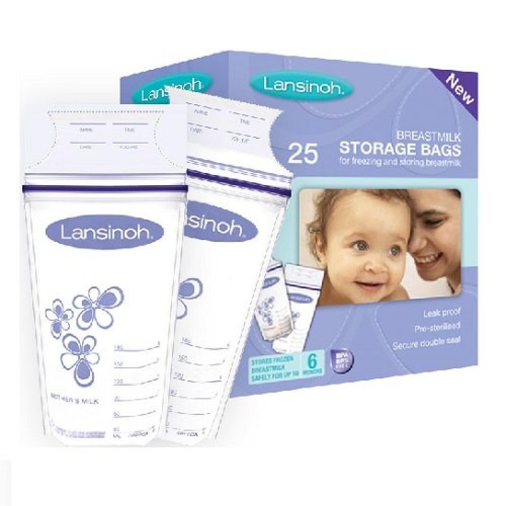 Пакеты для хранения и замораживания грудного молока (Lansinoh 44204)