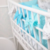 Комплект бортиков в кроватку + простынь MagBaby Классик Велосипеды
