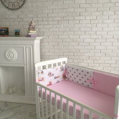Захисний бортик в ліжечко Маленька Соня Comfort Казкові принцеси