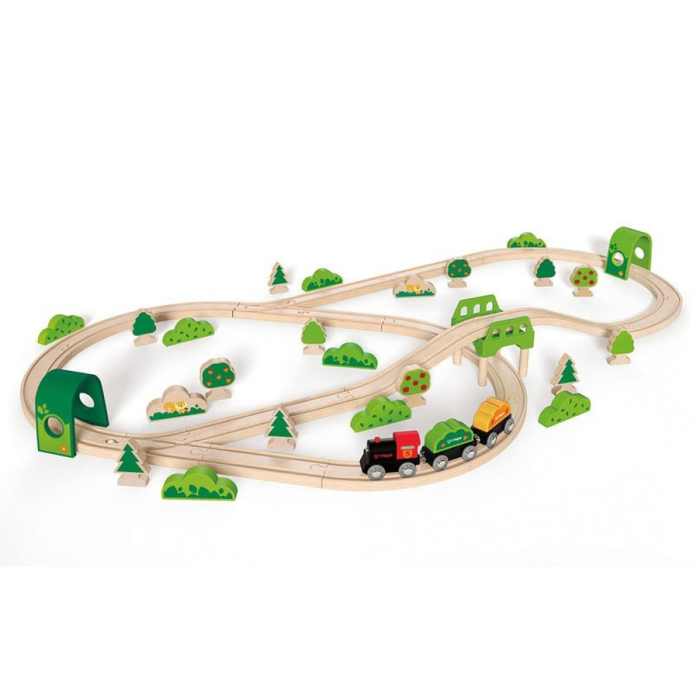 Набор железной дороги Hape Лесное приключение (37497)