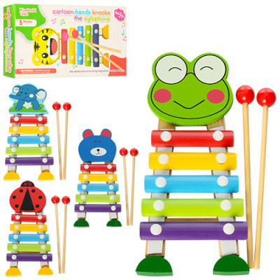 Деревянная игрушка Ксилофон (5 тонов А03152) Деревянная игрушка Ксилофон (5 тонов А03152)