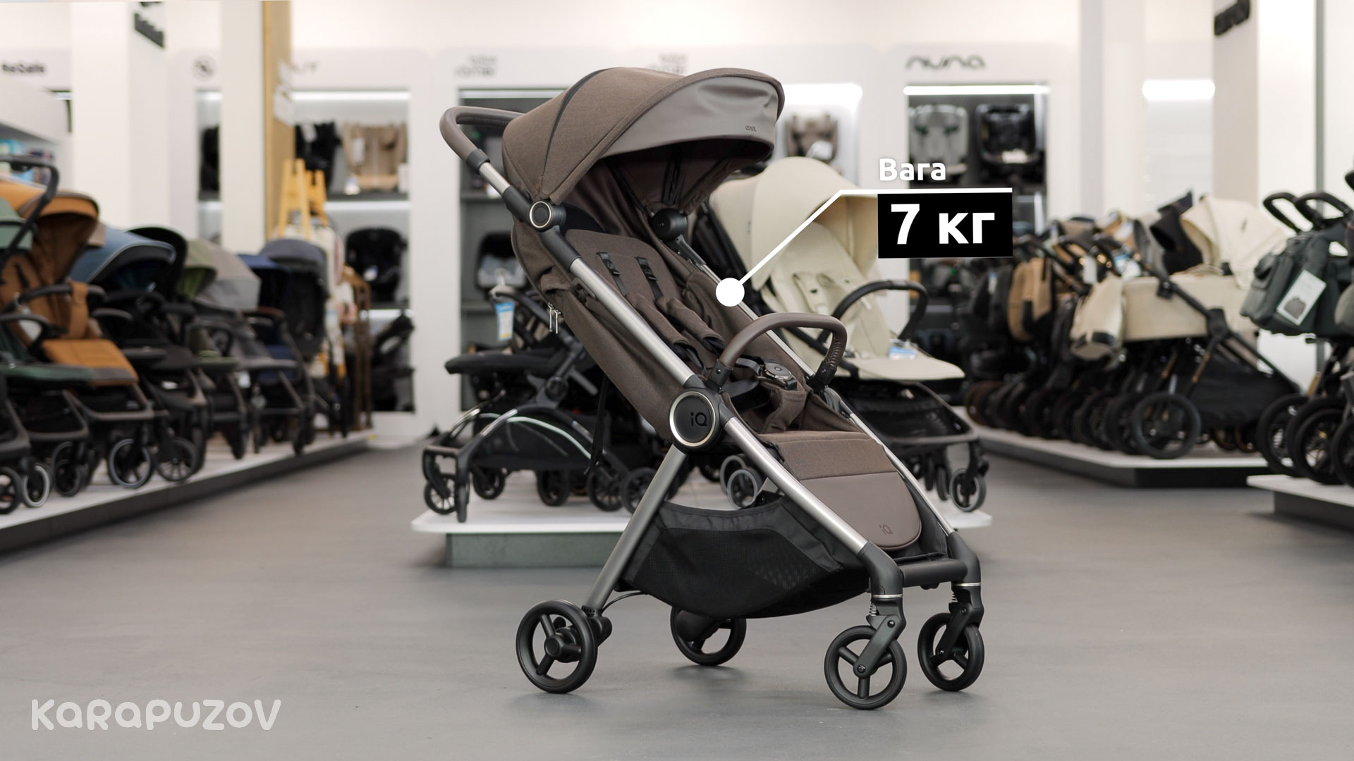 Anex IQ компактний прогулянковий візок для подорожей