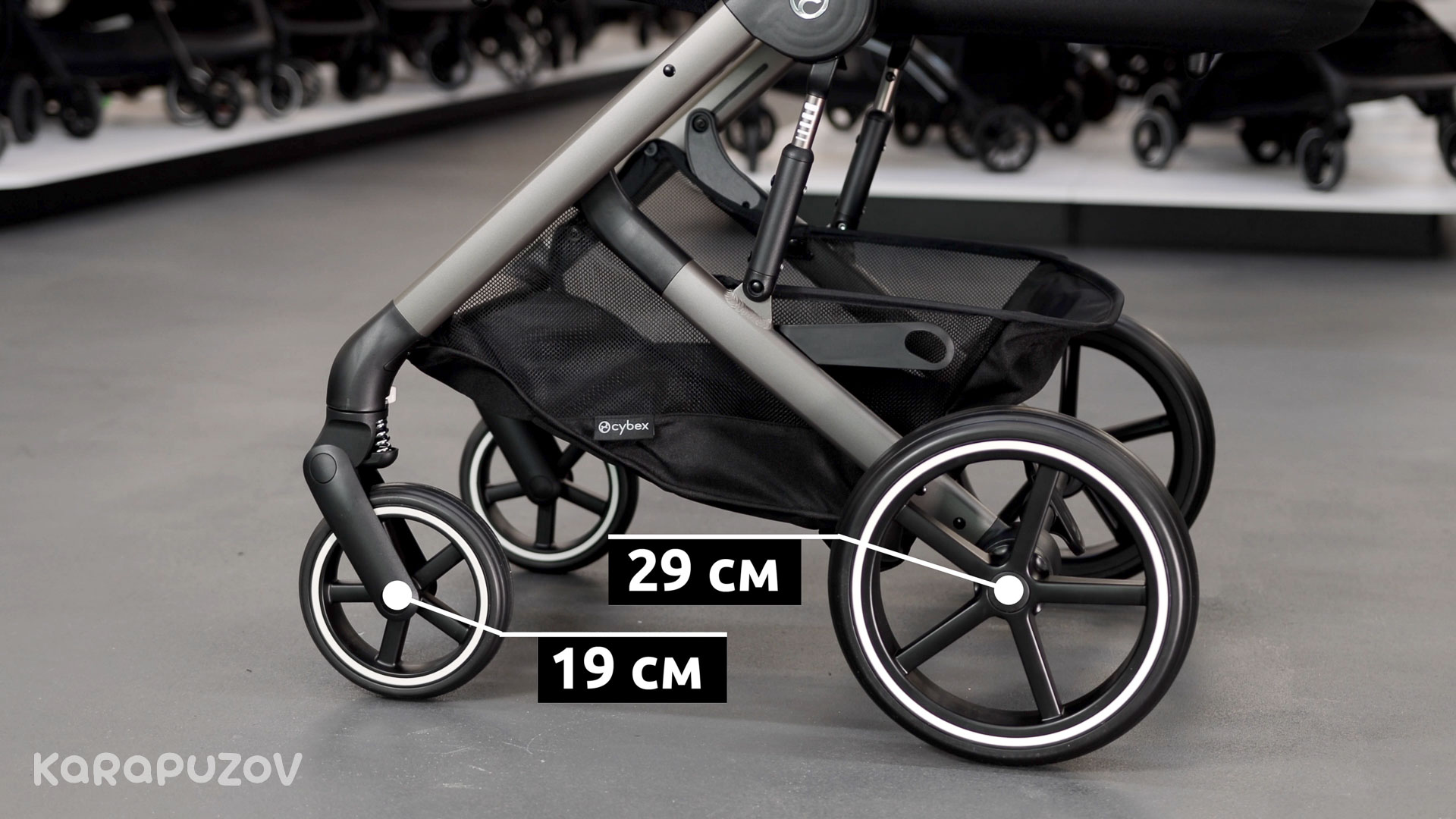 колеса Сайбекс Баліос дитяча коляска 2в1 для будь-яких доріг та бездоріжжя