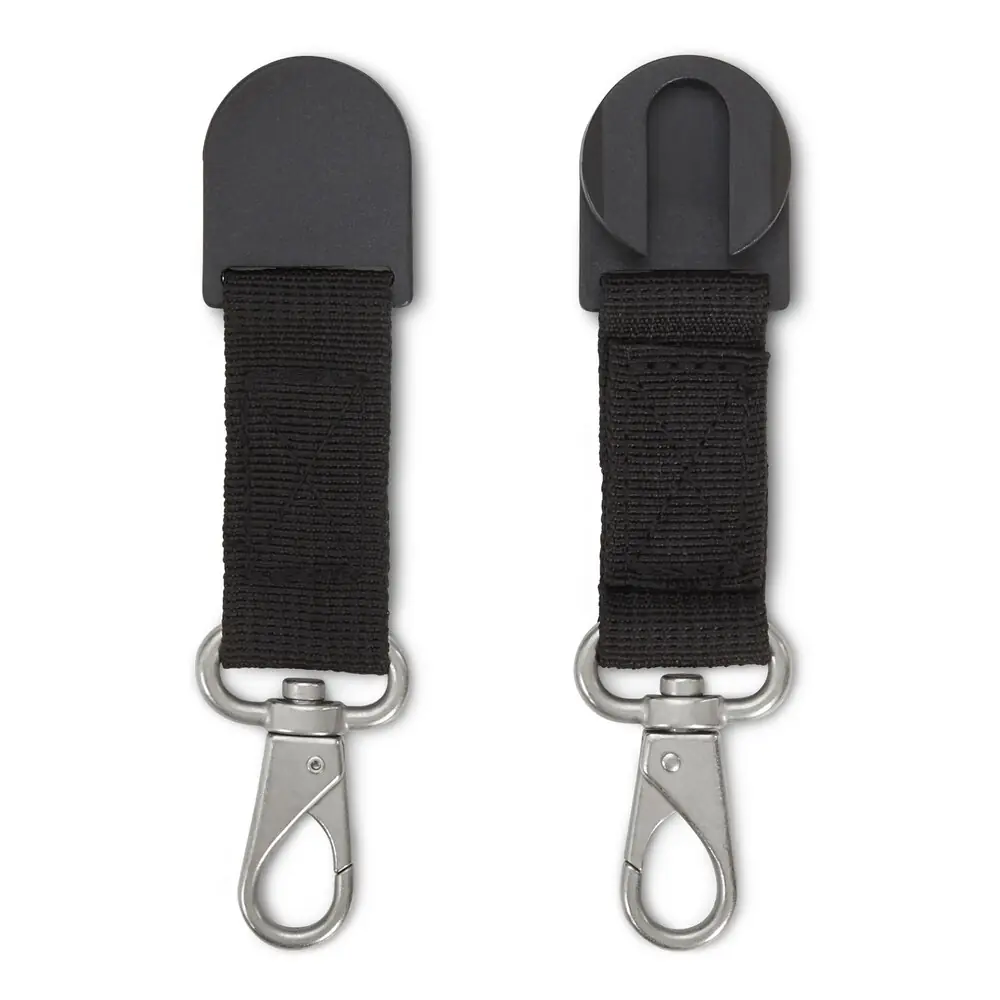 Гачки ABC Design Changing Bag Attachment Click Black з карабінами
