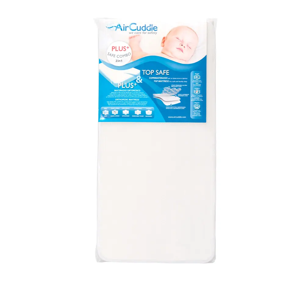 Матрац AirCuddle Plus Safe Combo в упаковці з наматрацником Top Safe