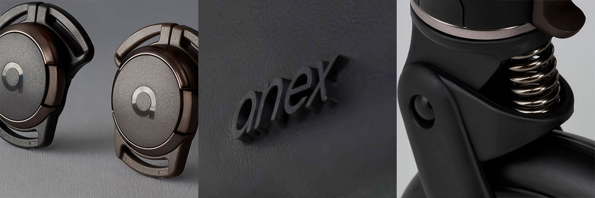 Деталі Anex iQ Premium: колісні ковпаки, 3D-логотип, амортизація