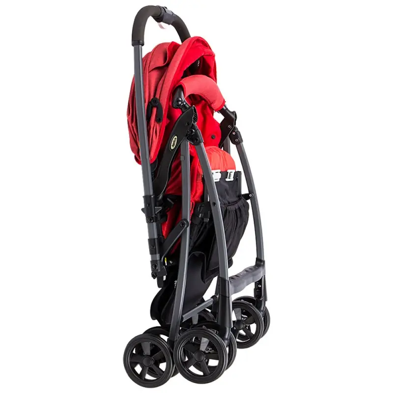 Сложенная коляска Aprica Luxuna Light CTS Cheerful Red