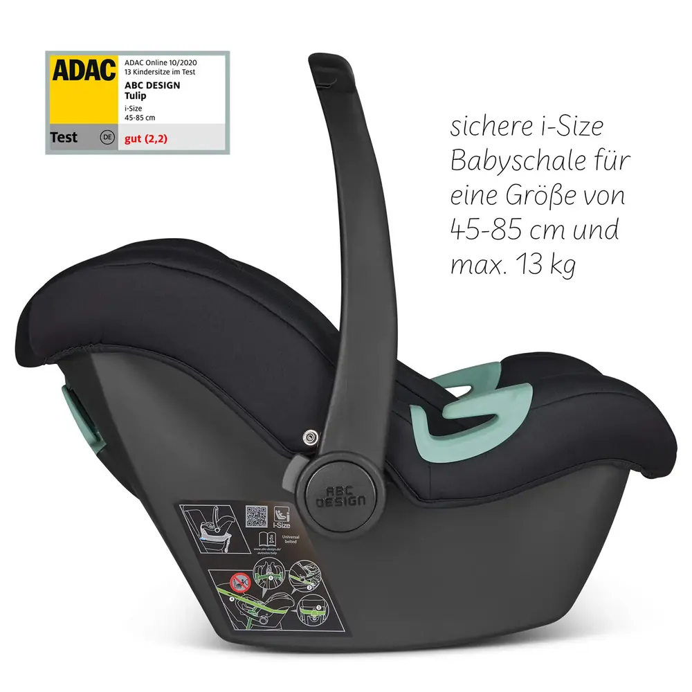 Автокресло ABC Design Tulip i-Size: норма i-Size и оценка ADAC
