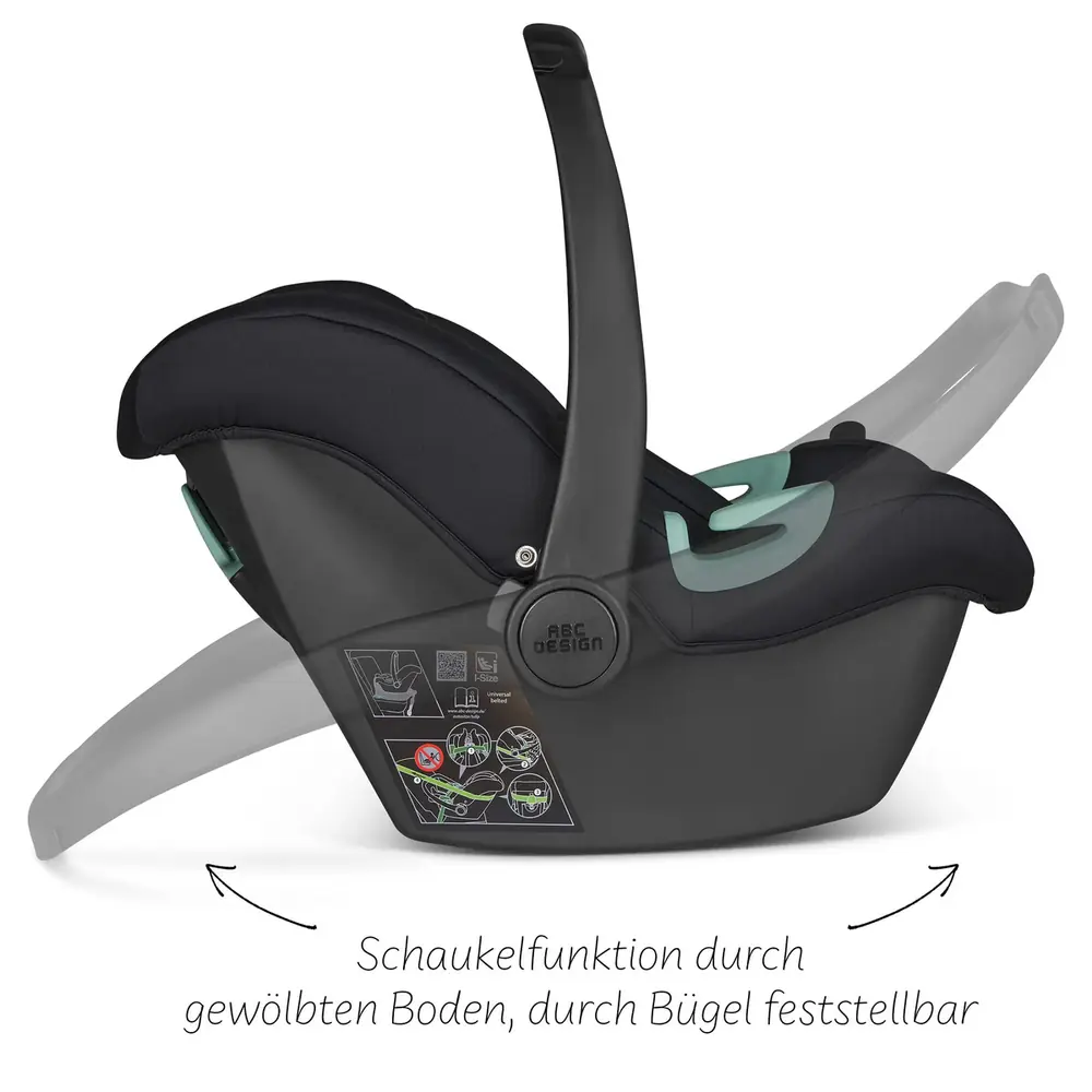 Автокресло ABC Design Tulip i-Size в положении качалки
