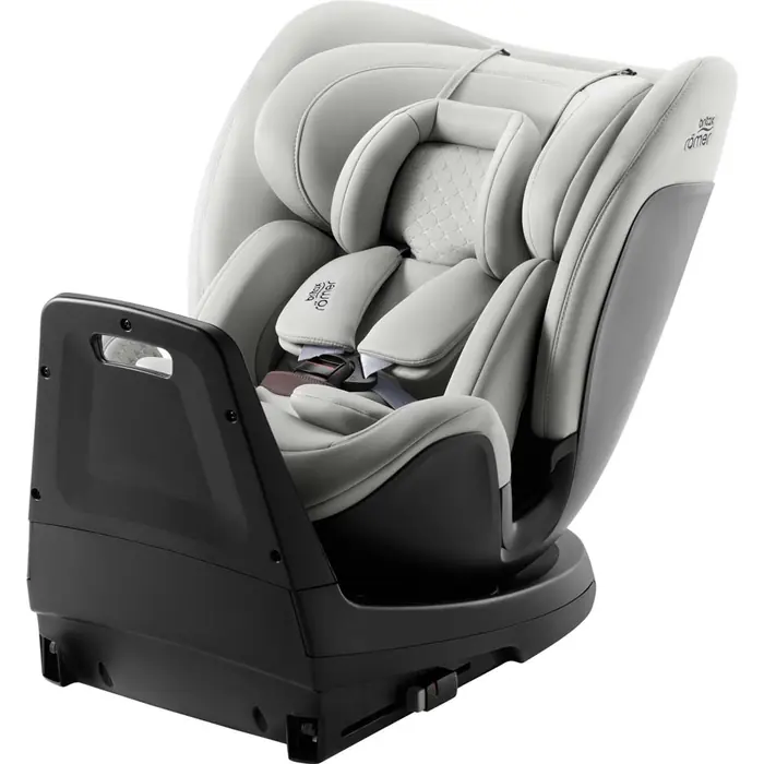 Анатомічна вкладка для новонародженого, Britax Romer Swivel-Grow Max Air - поворотне дитяче автокрісло з активною вентиляцією (0 - 7 років / 40 - 125 см / 0-25 кг ), кріплення ISOFIX • Soft Taupe