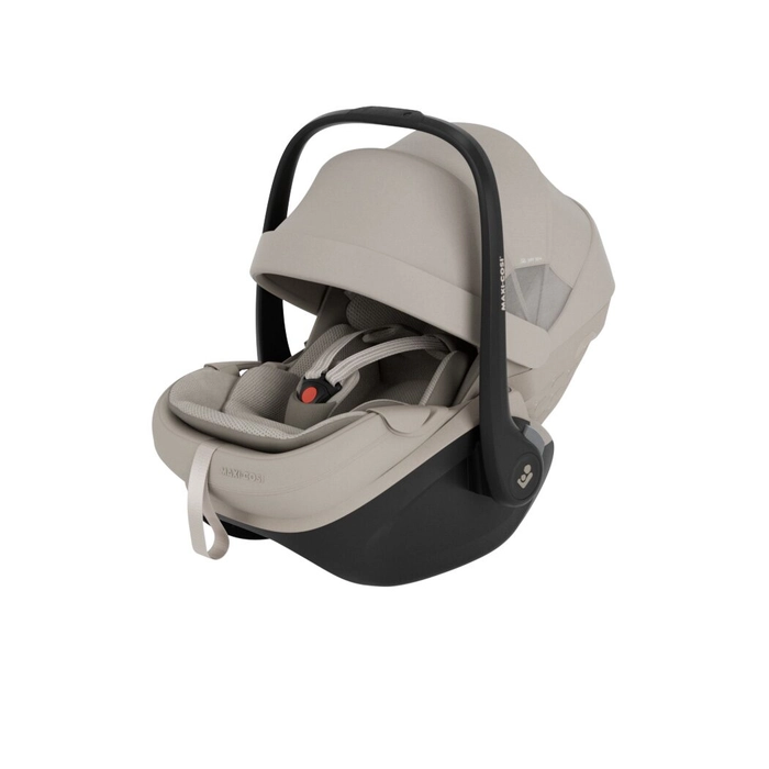 Дуже великий капюшон із фільтром UPF 50+, Maxi-Cosi Pebble Slide Pro - автокрісло для немовля, автолюлька (від 0 до 24 місяців / 40 - 87 см) • Sapphire Sand