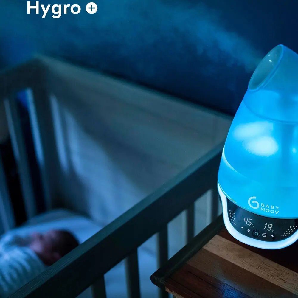 Ночник Babymoov Hygro+ в детской комнате